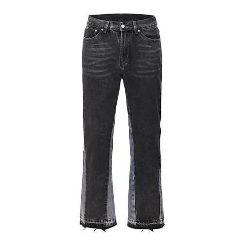 Japanese Brand Patchwork Mens Flared Jeans Size US 34 / EU 50 - 1 Thumbnail