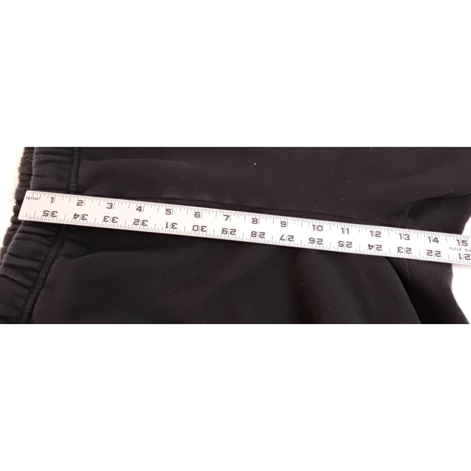 SKIMS Skims Sweatpants Oversize Wide Leg Women's XL Black Cotton Size 36" / US 14 / IT 50 - 13 Thumbnail