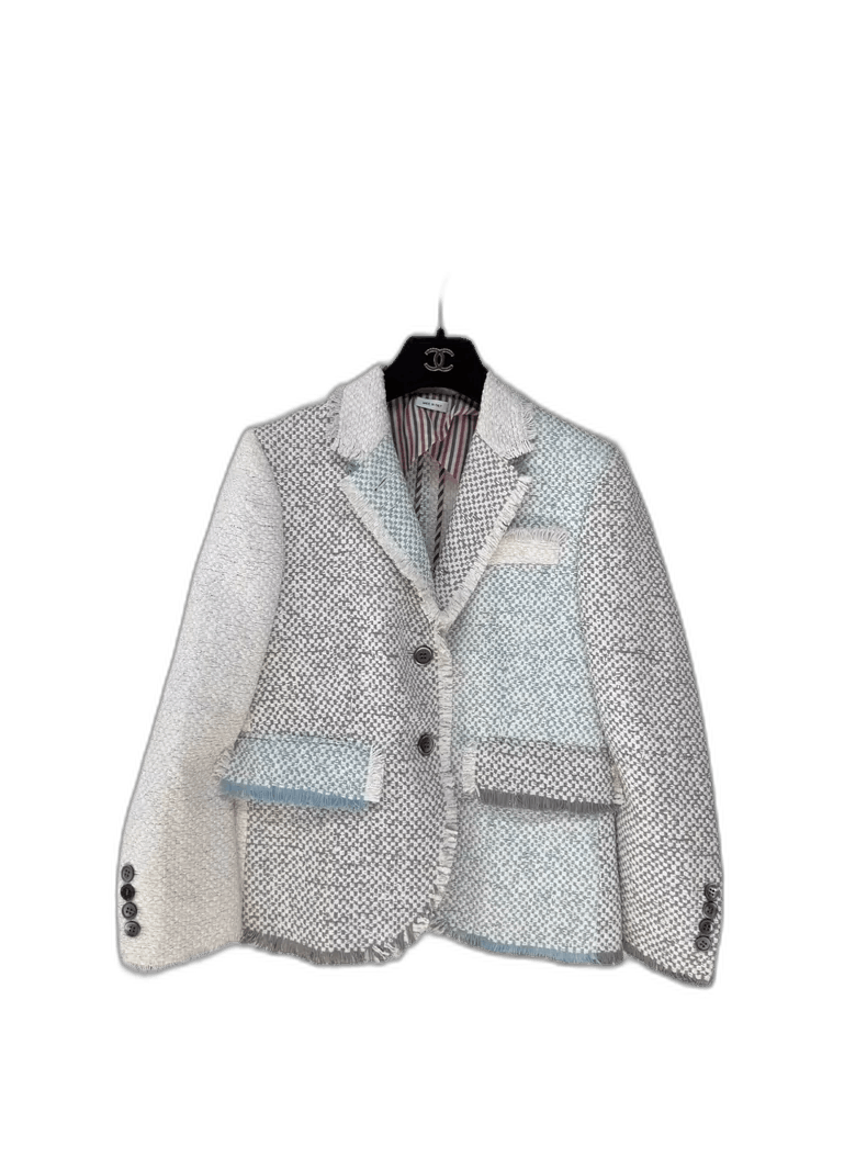 Thom Browne Thom Browne Colorful Tweed Blazer Jacket Size S / US 4 / IT 40 - 1 Thumbnail