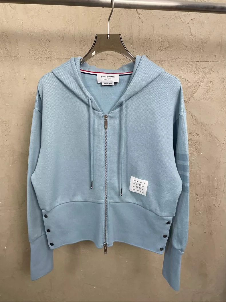 Thom Browne Thom Browne Smog blue new four stripe zipper jacket and ca Size M / US 6-8 / IT 42-44 - 3 Thumbnail