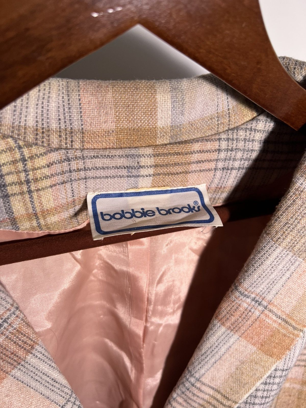 Vintage 60's 70's VTG Vintage Bobbie Brooks Plaid Retro Indie Blazer Size M / US 6-8 / IT 42-44 - 12 Thumbnail