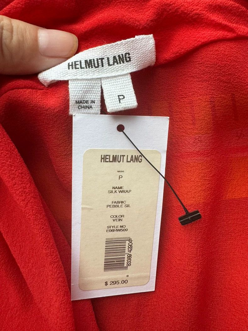 Helmut Lang HELMUT LANG sizeP Silk pleated waist deep V top Size S / US 4 / IT 40 - 8 Thumbnail