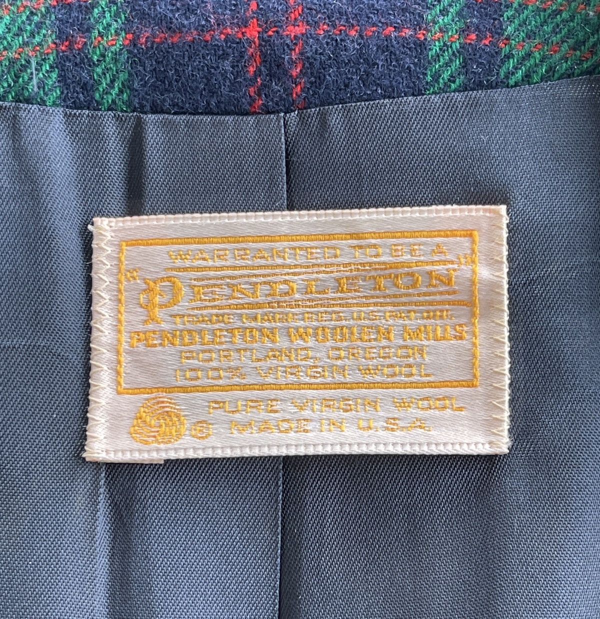 Pendleton Pendleton Wool Blend Tartan Blazer Coat Green Size M / US 6-8 / IT 42-44 - 4 Thumbnail
