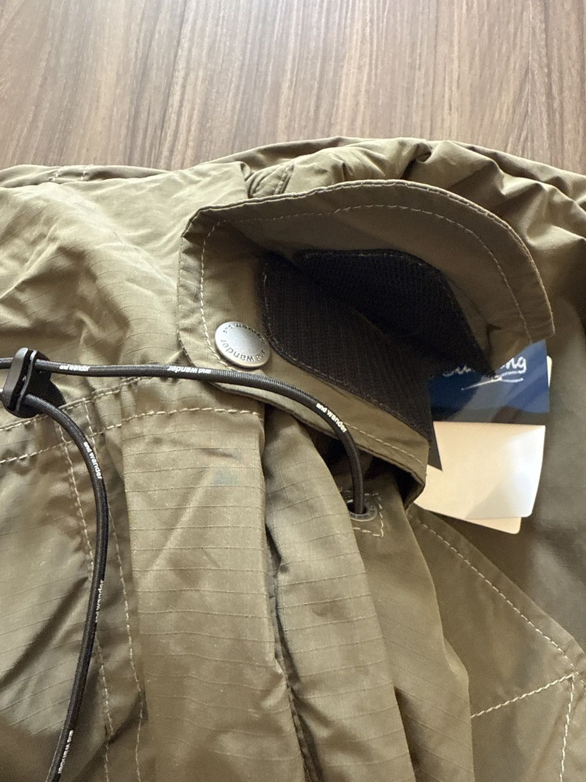 And Wander × HIDDEN and wander x Hidden NY Jacket L XL Olive Technical Parka Size US XL / EU 56 / 4 - 6 Thumbnail