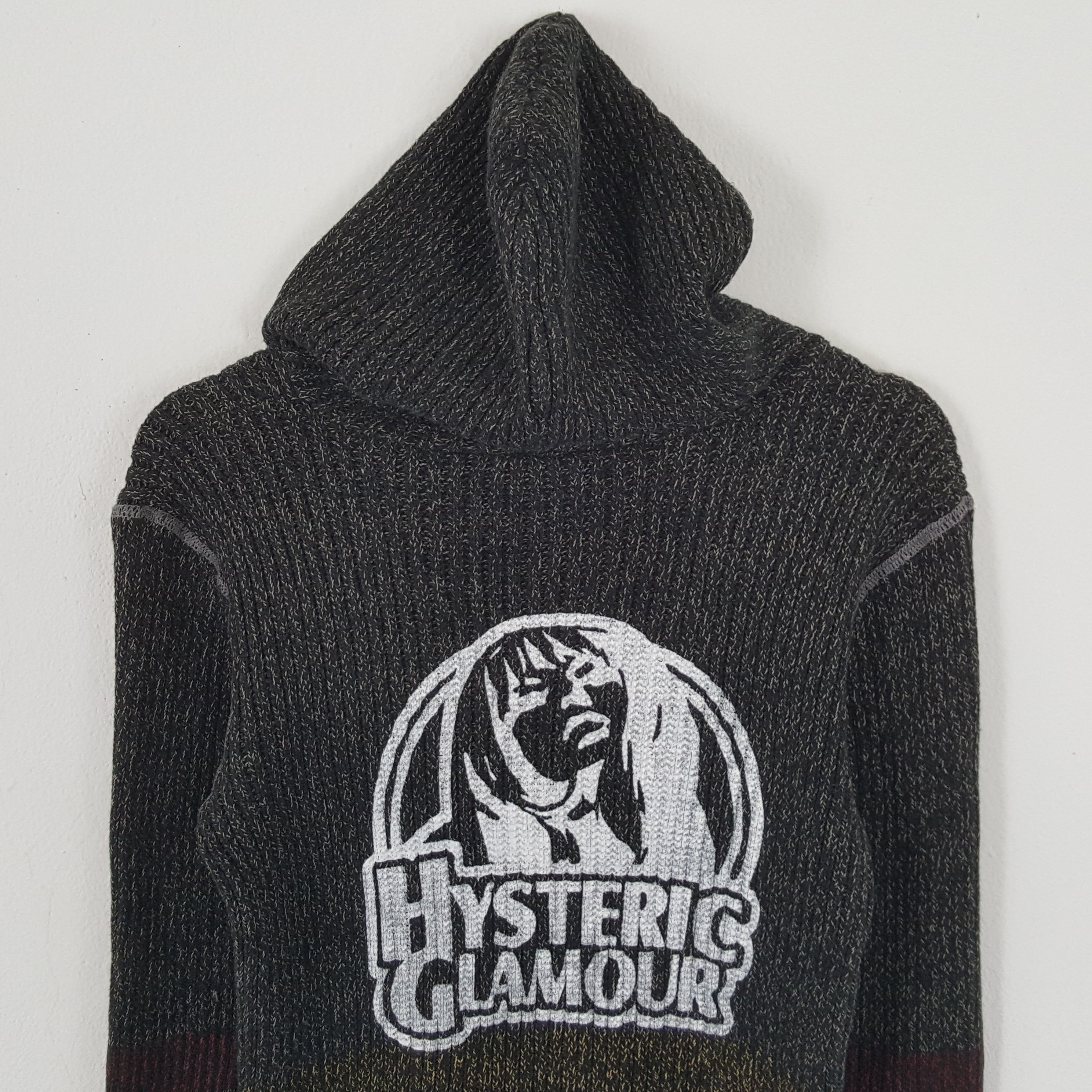 Hysteric Glamour × Japanese Brand × Vintage HYSTERIC GLAMOUR Streetwear Custom Art Zipper Hoodies Size XXS / US 00 / IT 34 - 2 Thumbnail