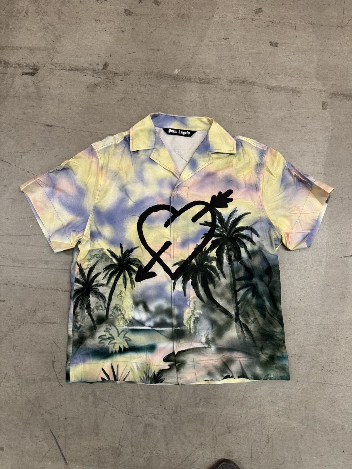 Palm Angels Paradise Bowling Shirt Size US L / EU 52-54 / 3 - 1 Thumbnail