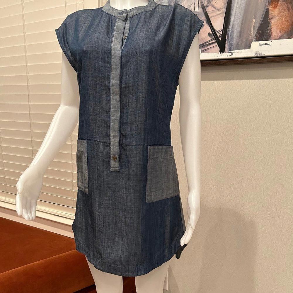 Guess Guess "Milia" Denim Shirtdress Size M / US 6-8 / IT 42-44 - 1 Thumbnail