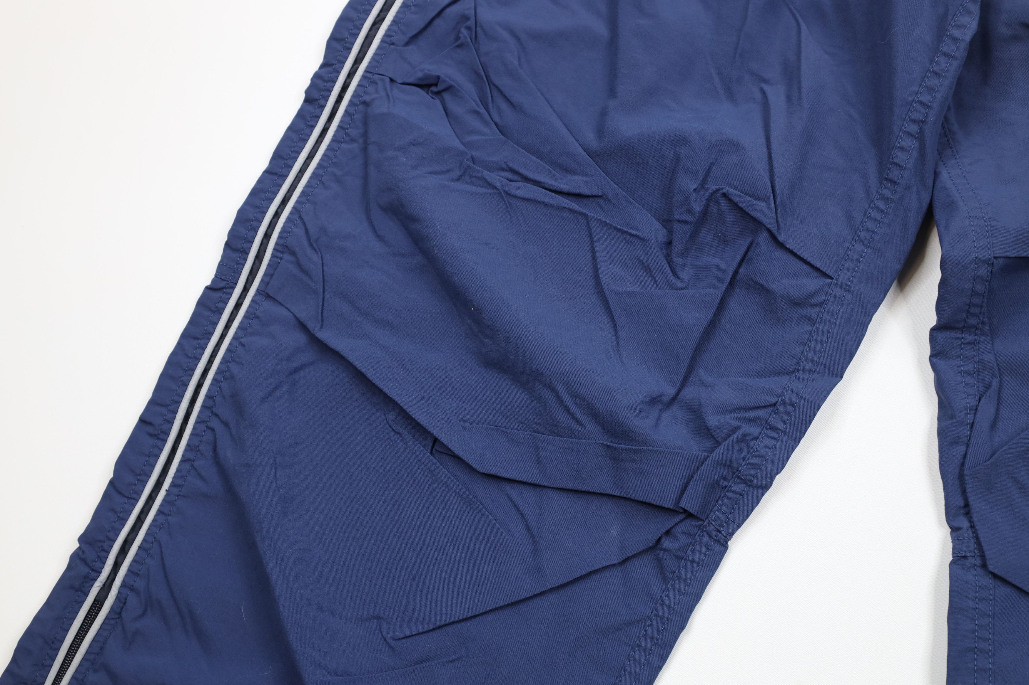 Abercrombie & Fitch × Vintage Vintage 90s Abercrombie & Fitch Striped Wide Leg Pants Blue Size US 34 / EU 50 - 7 Thumbnail