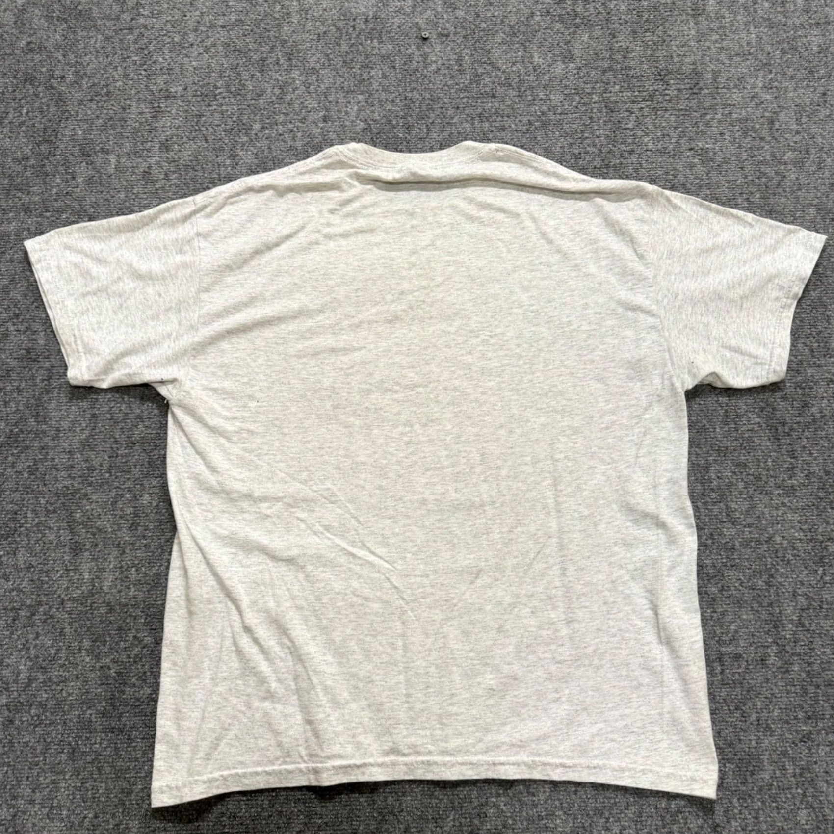 Vintage Mens T-Shirt Crew Neck Short Sleeve Cotton Blend Gray XL L All Seasons, Basic Tee, Men, Shirt Size US L / EU 52-54 / 3 - 2 Thumbnail