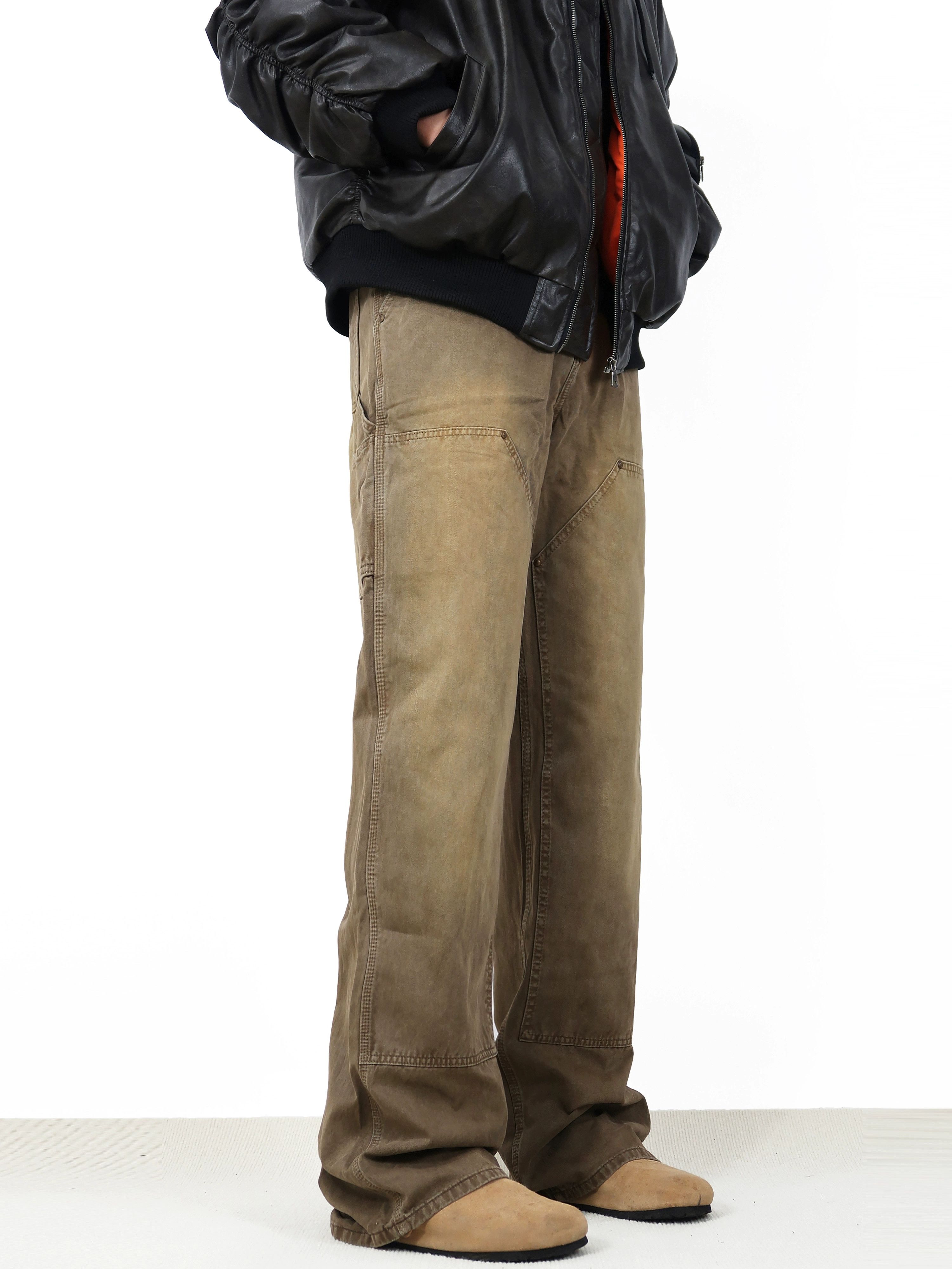 Jean × Vintage washed faded baggy skate hiphop carpenter jeans Size US 32 / EU 48 - 7 Thumbnail