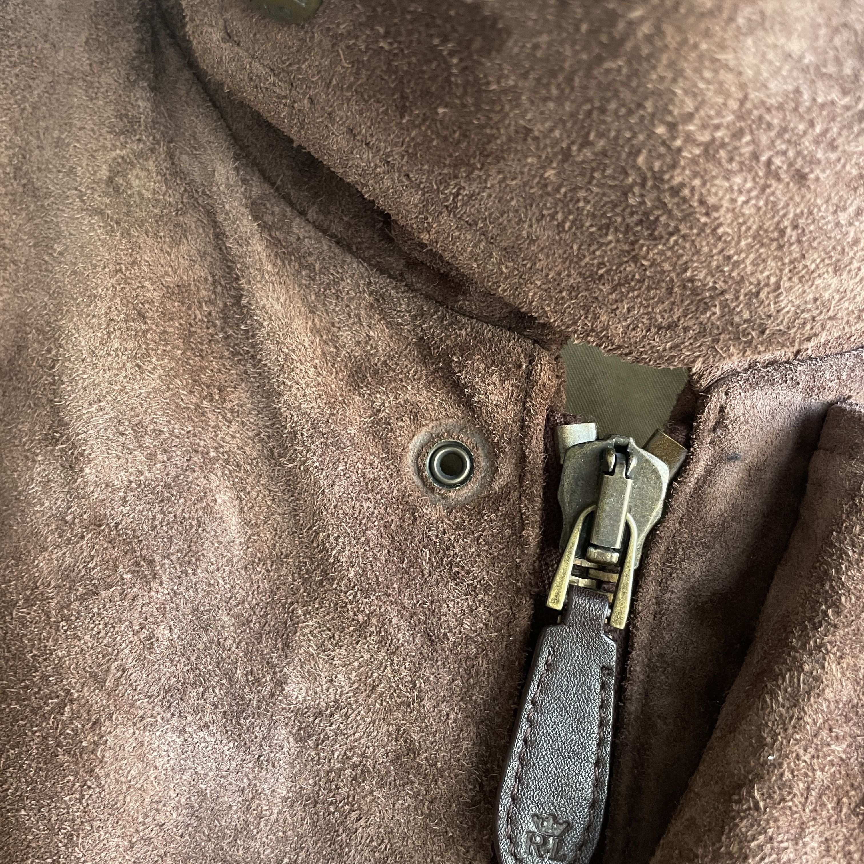 Polo Ralph Lauren Polo Ralph Lauren Calf Suede Brown Tobacco Barn Coat Size L Size US L / EU 52-54 / 3 - 21 Thumbnail