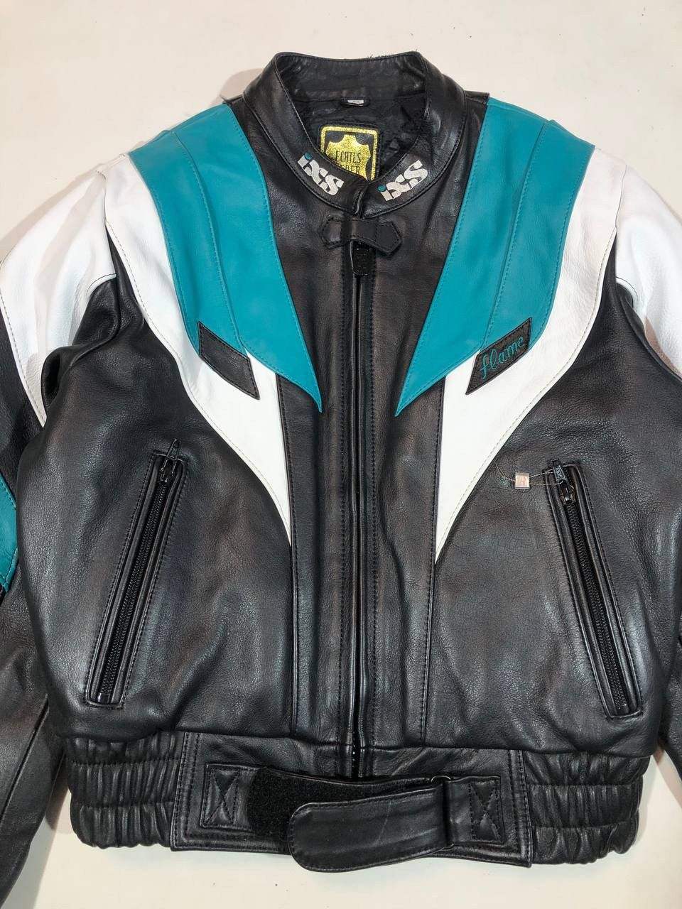 Japanese Brand IXS Racing Moto Leather Jacket Vintage Size US S / EU 44-46 / 1 - 4 Thumbnail
