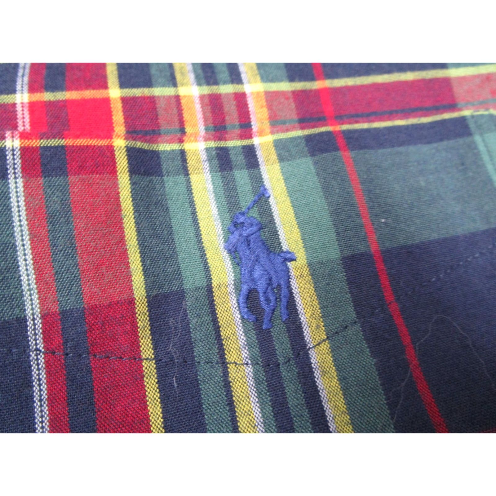 Polo Ralph Lauren Polo Ralph Lauren Mens XL Long Sleeve Button-Up Plaid Shirt Green Tartan Classic Fit Performance Size US XL / EU 56 / 4 - 3 Thumbnail