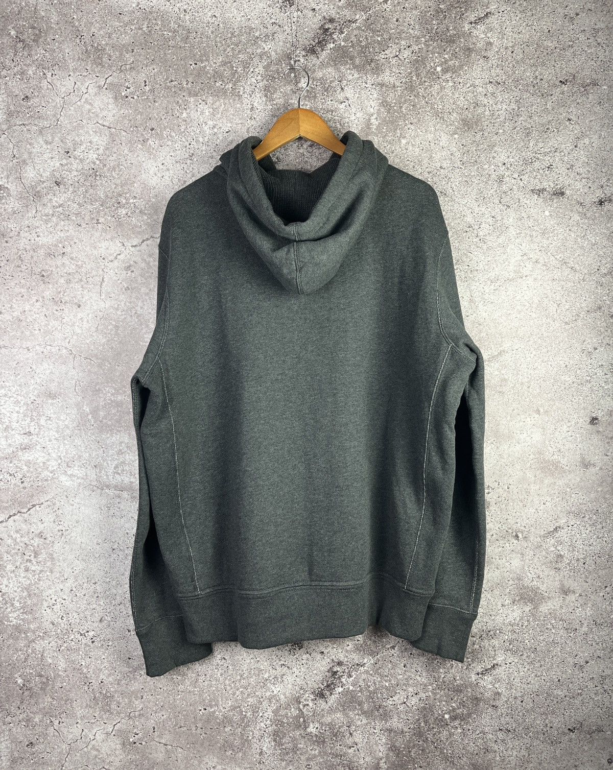Polo Ralph Lauren Full Zip Hoodie XL Dark Grey Thermal Waffle Lined Sweatshirt Size US XL / EU 56 / 4 - 2 Thumbnail