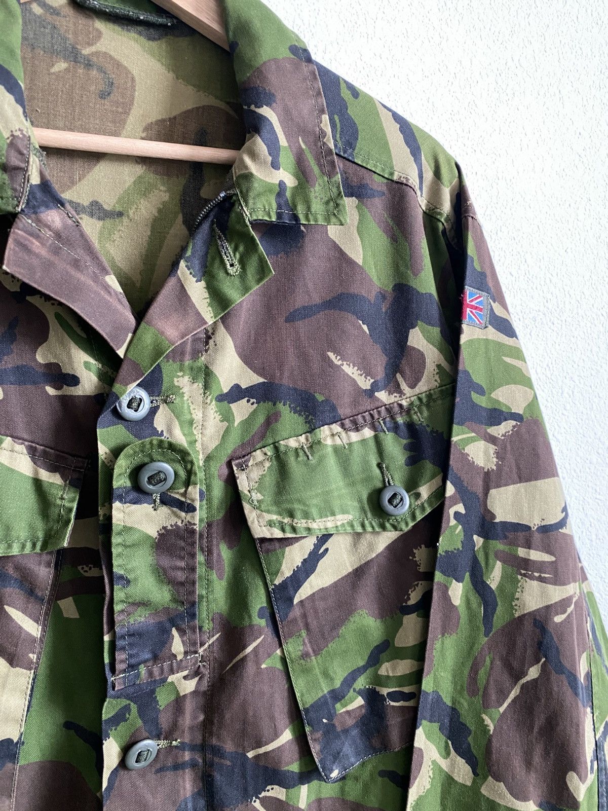 Vintage Vintage 90s United Kingdom Military Shirt Jacket Size US L / EU 52-54 / 3 - 3 Thumbnail