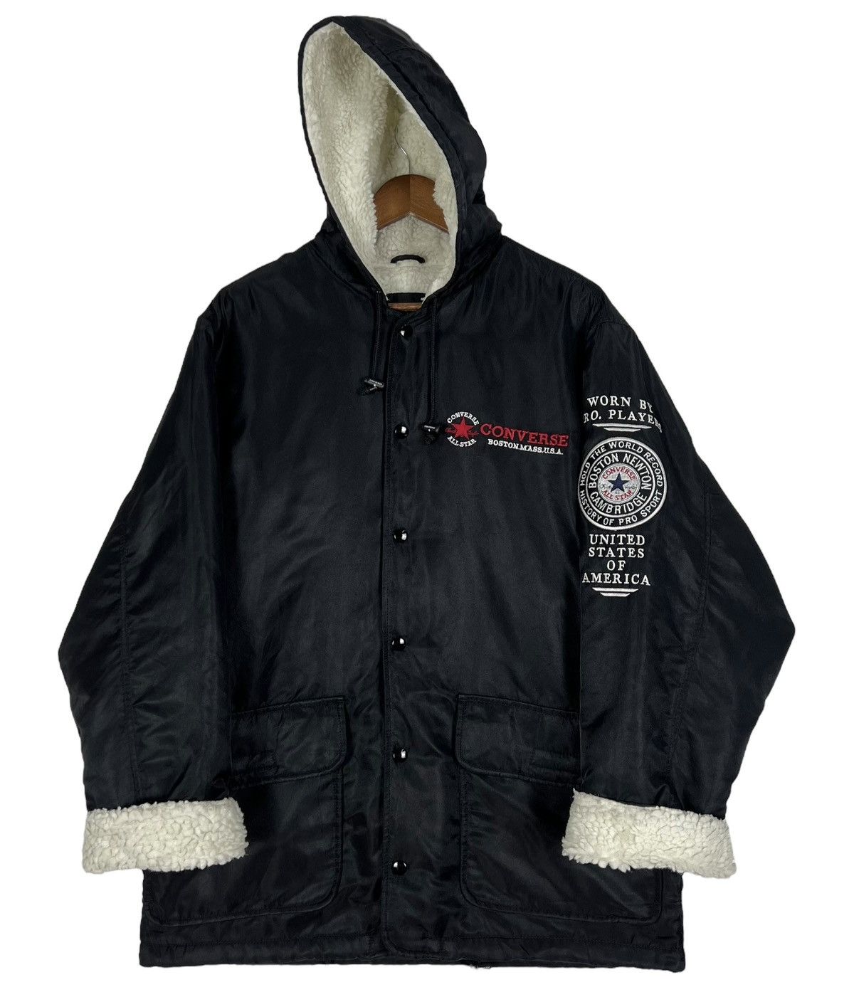Converse Vintage Converse Worn by Pro Players Fur Jacket Size US L / EU 52-54 / 3 - 2 Thumbnail