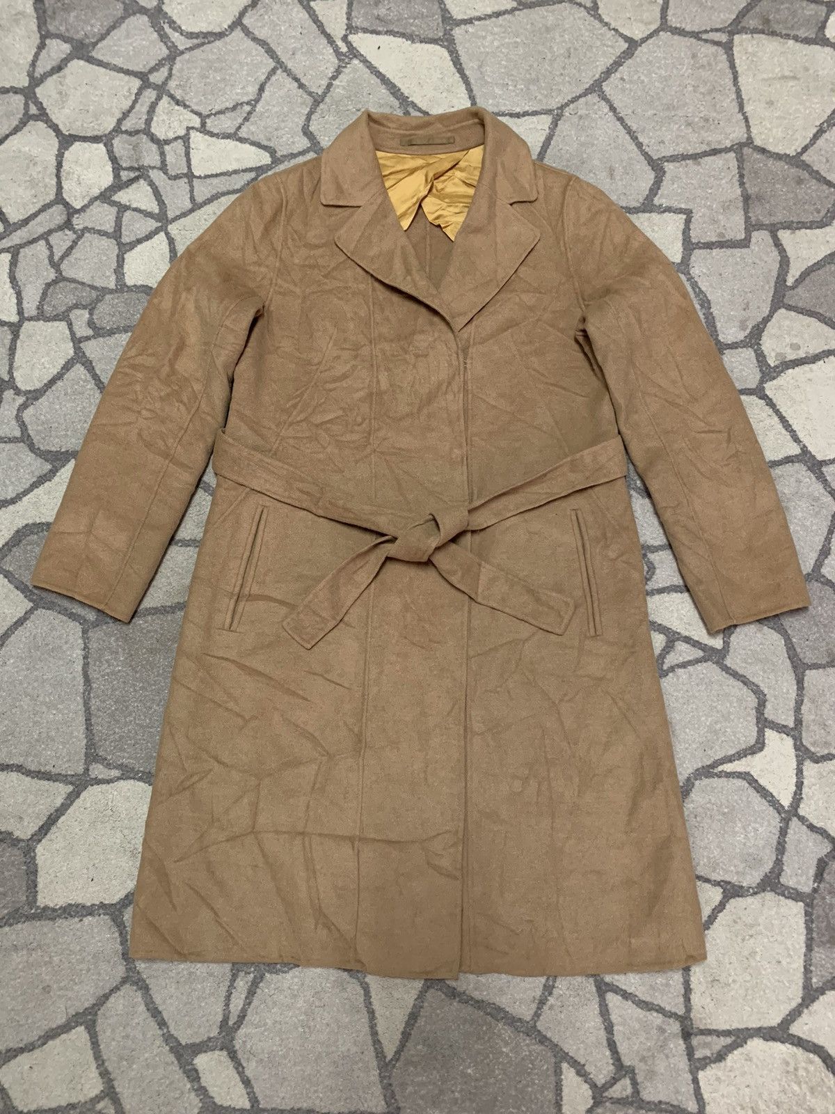 Designer × Paul Stuart Paul Stuart Long Coat Wool and Cashmere Size S / US 4 / IT 40 - 1 Thumbnail