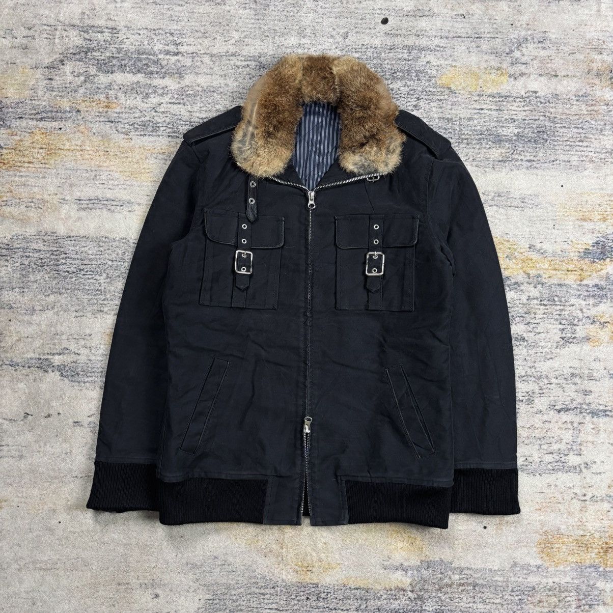 BUFFALO BOBS 2000s Abahouse - Vkei Style Fur Collar Jacke Size US M / EU 48-50 / 2 - 1 Thumbnail