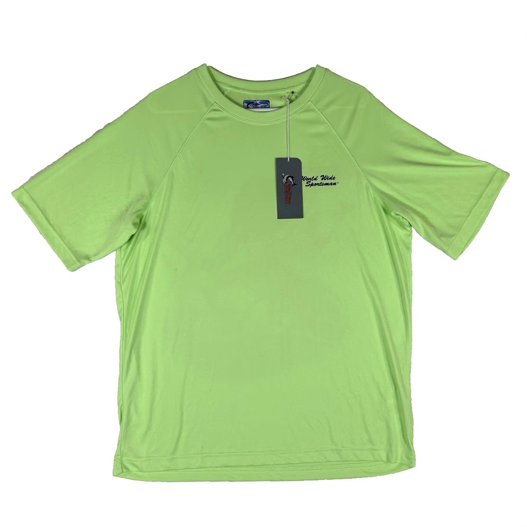 Vintage World Wide Sportsman Swim Shirt Mens Large Neon Yellow Size US L / EU 52-54 / 3 - 2 Thumbnail