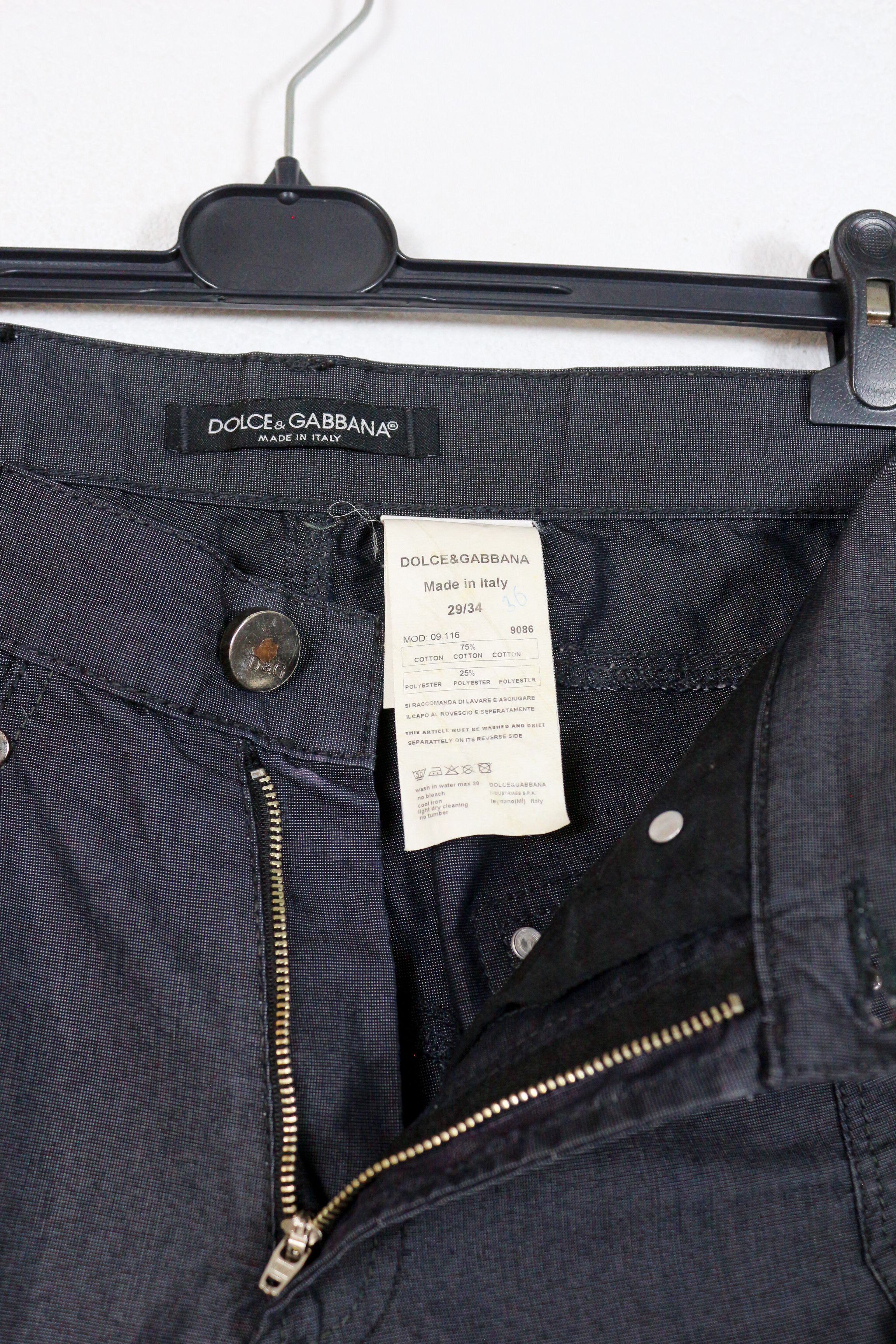 Dolce & Gabbana Archive Dolce & Gabbana Logo Avant Garde Pants Y2K Size 29" - 3 Thumbnail