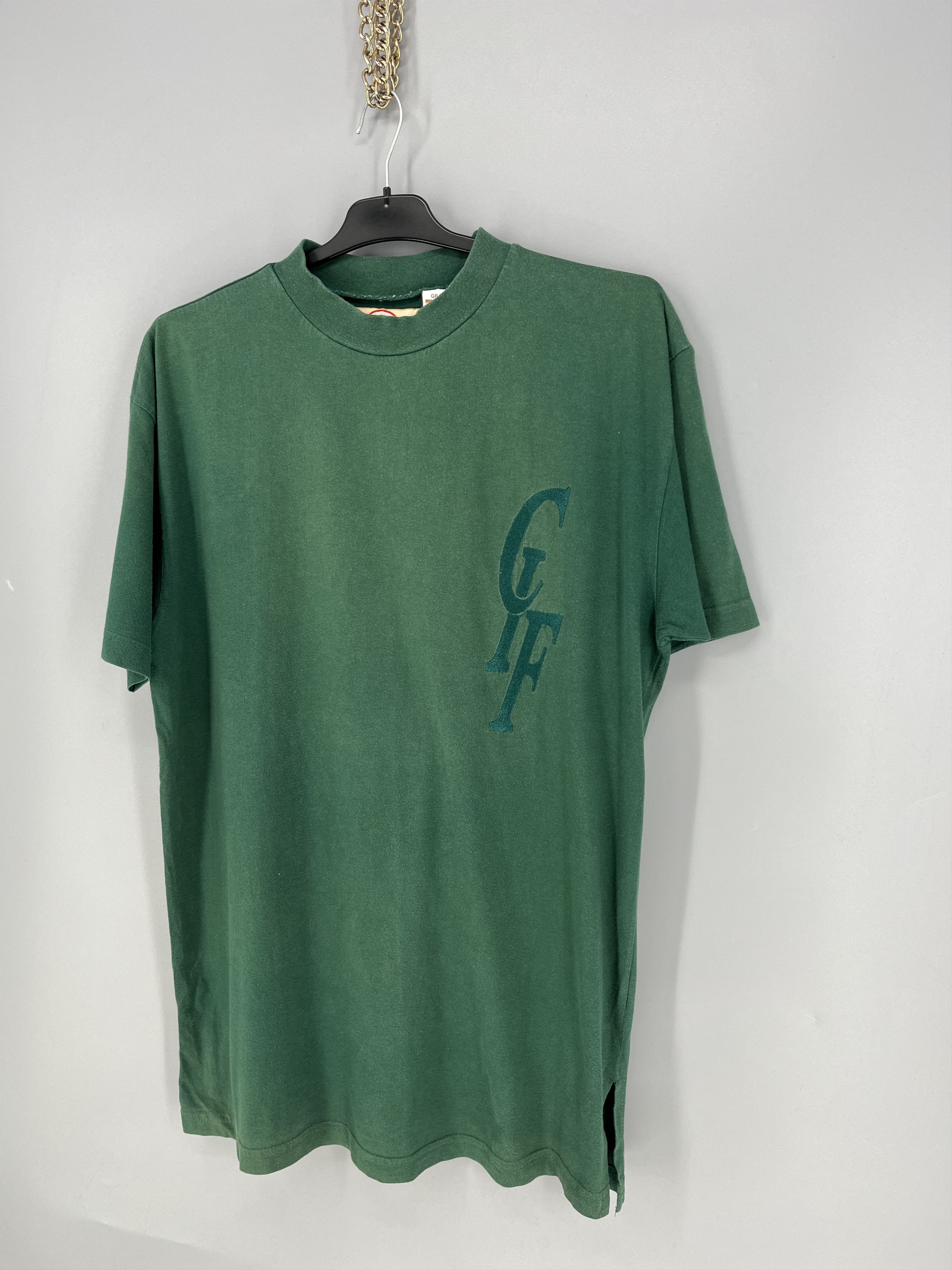Vintage Vintage RARE 90S Dolly Wood Green Logo Tee Size US L / EU 52-54 / 3 - 3 Thumbnail