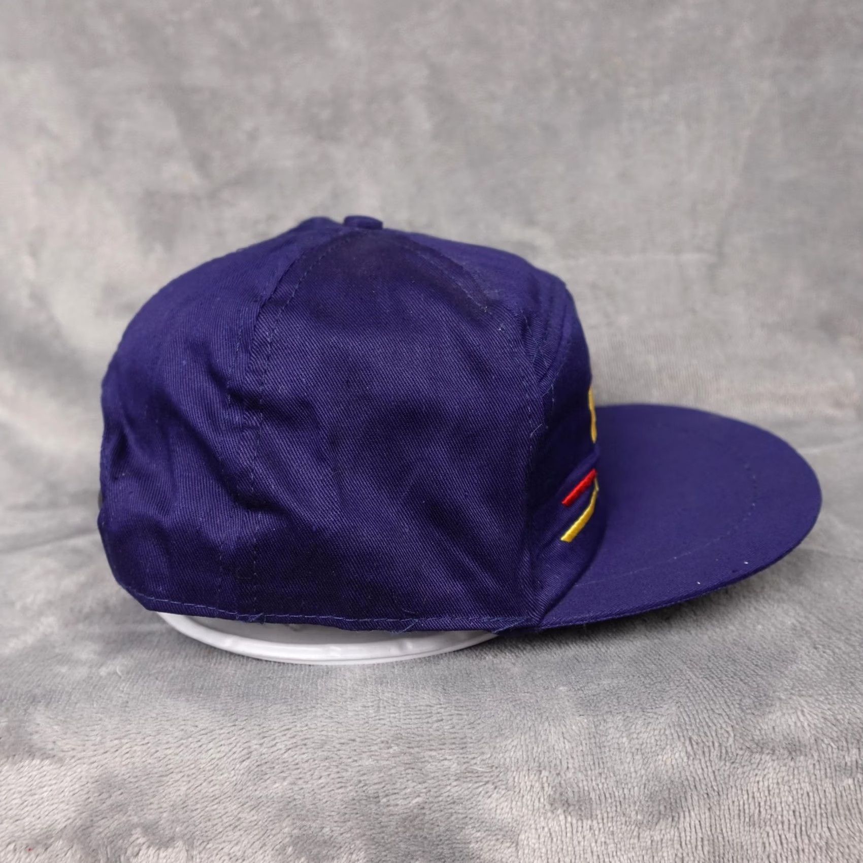 Vintage Vintage IGOL Competition Hat Cap Snap Back Purple Racing Cars Mens Adjustable Size ONE SIZE - 4 Thumbnail