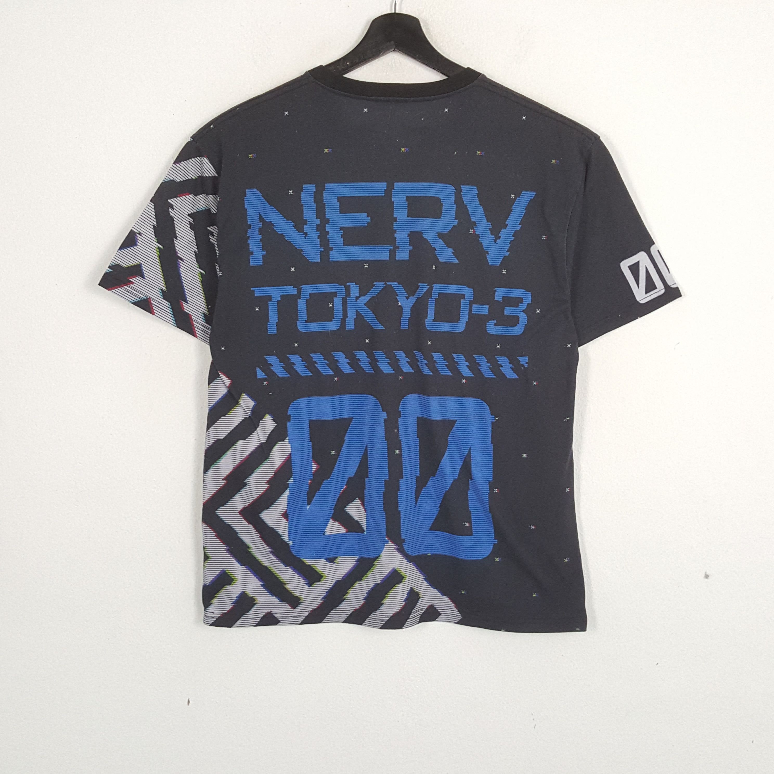 Sci-Fi Fantasy × Vintage EVANGELION Japanese Anime Cartoon Fullprint Design Tshirt Size US L / EU 52-54 / 3 - 3 Thumbnail