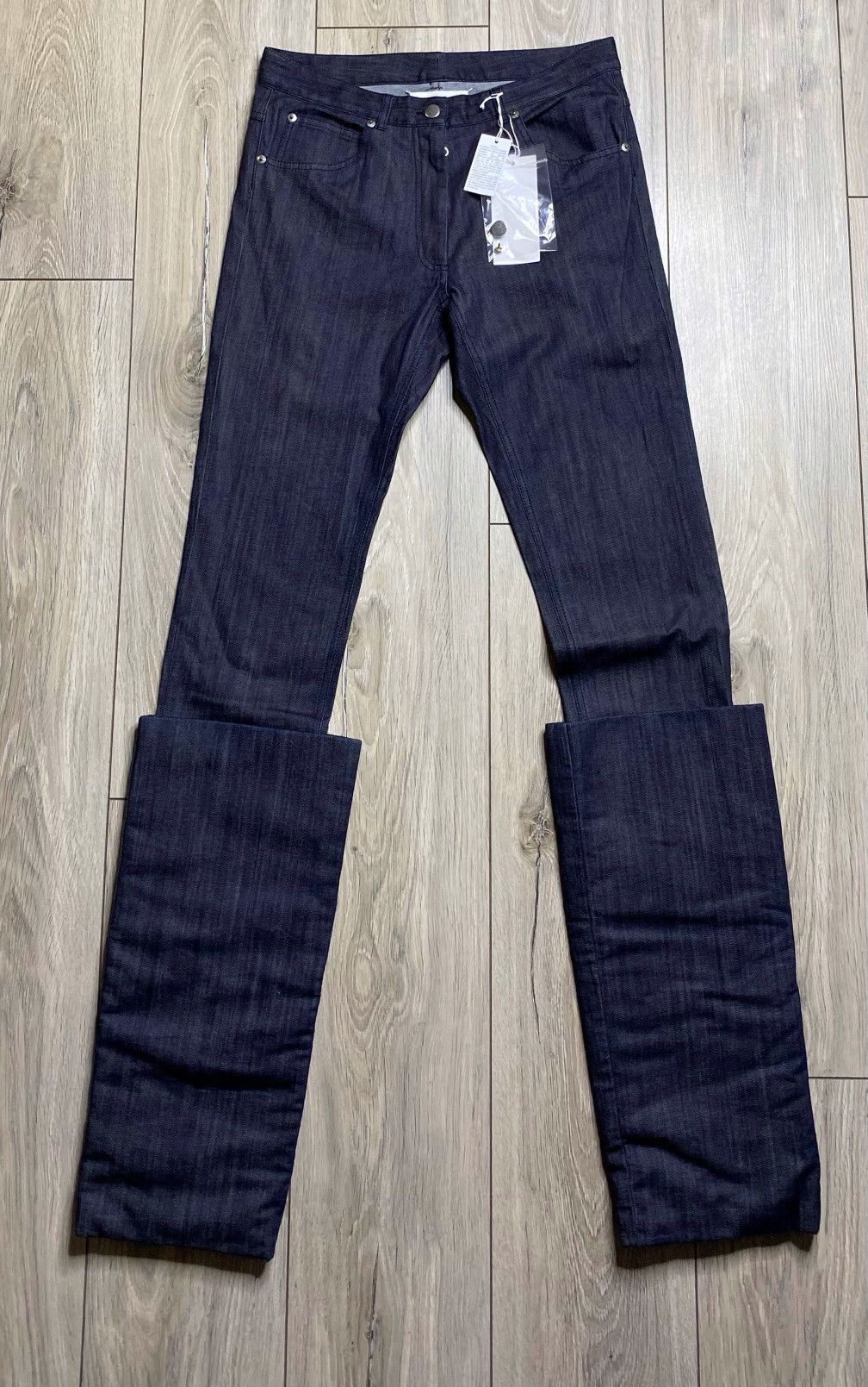 Maison Margiela Maison Martin Margiela White Tag Big Cuff Jeans Rare NWT Size 30" / US 8 / IT 44 - 2 Thumbnail