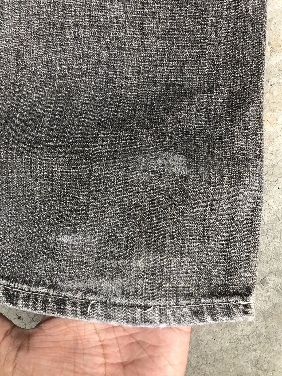 If Six Was Nine Japanese Wrangler Flared Jeans Distressed Size US 33 - 14 Thumbnail