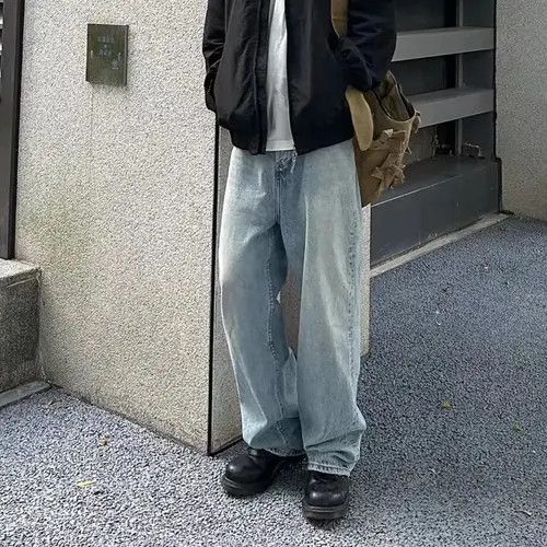 Japanese Brand Wakiko x Junko Washed Blue Baggy Jeans Pants Oversized y2k Size US 34 / EU 50 - 2 Thumbnail