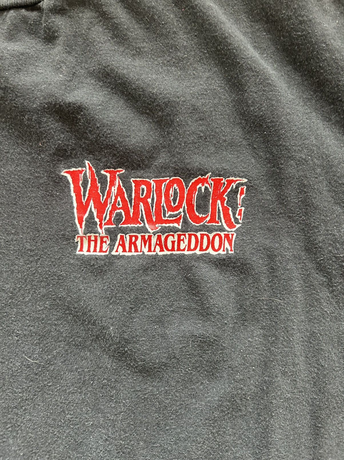 Vintage RARE! Vintage 1993 Warlock the Armageddon Movie Promo Tee Size US XL / EU 56 / 4 - 3 Thumbnail