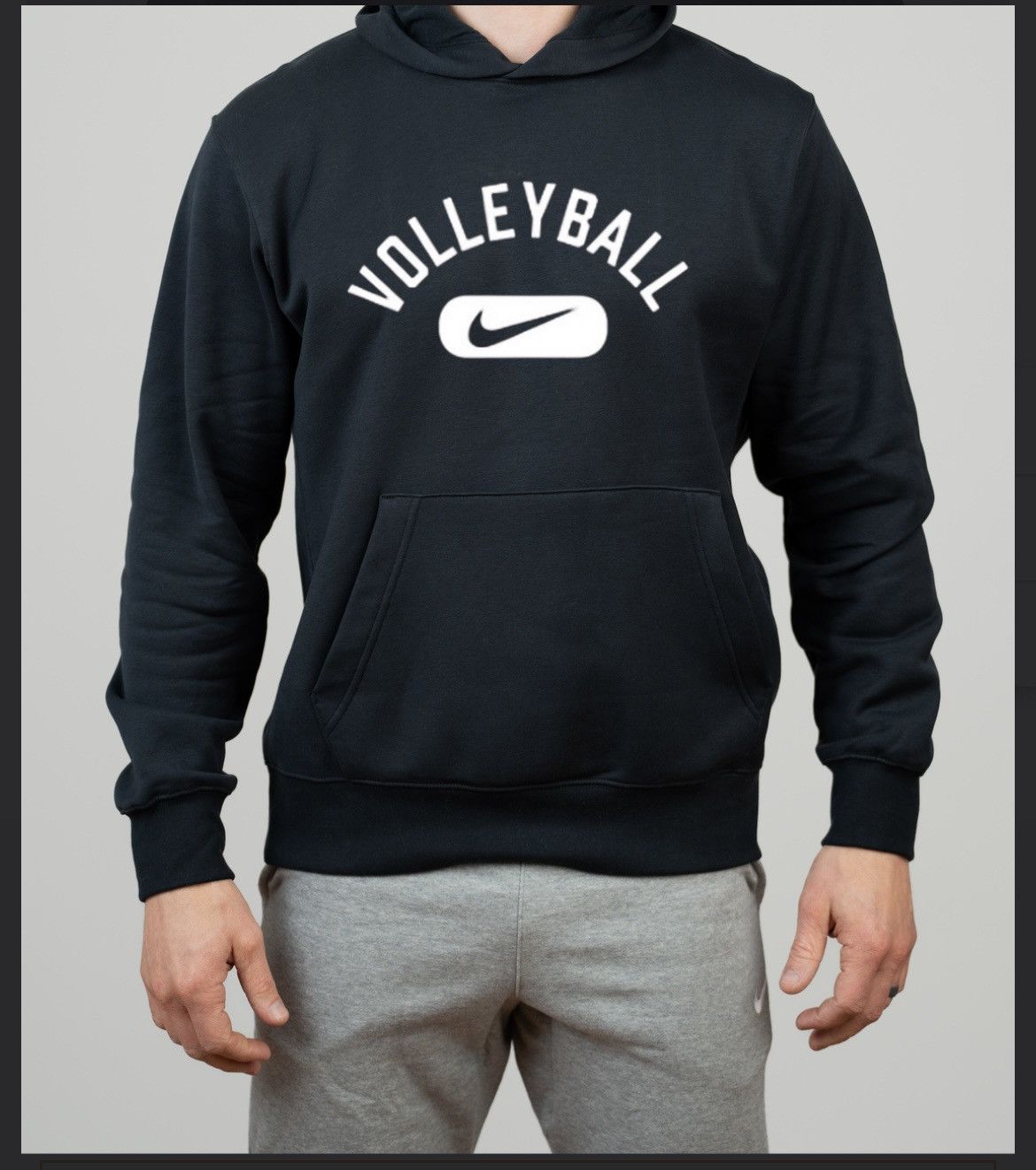 Nike Nike Unisex Volleyball Disc Club Hoodie - Black/White Size US L / EU 52-54 / 3 - 2 Thumbnail