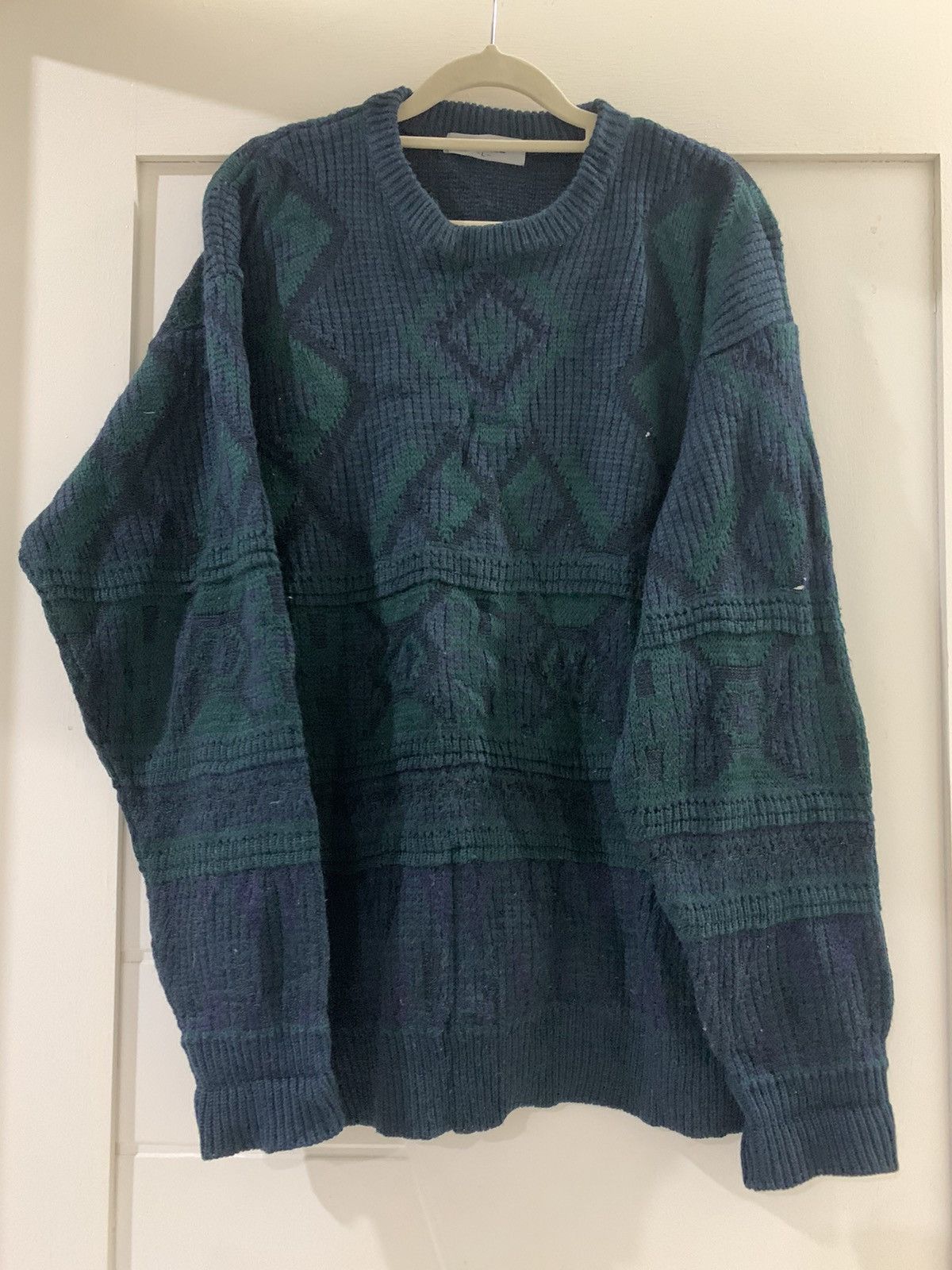 Japanese Brand × Vintage Vintage Knitwear by Green Hawk Size US L / EU 52-54 / 3 - 1 Thumbnail