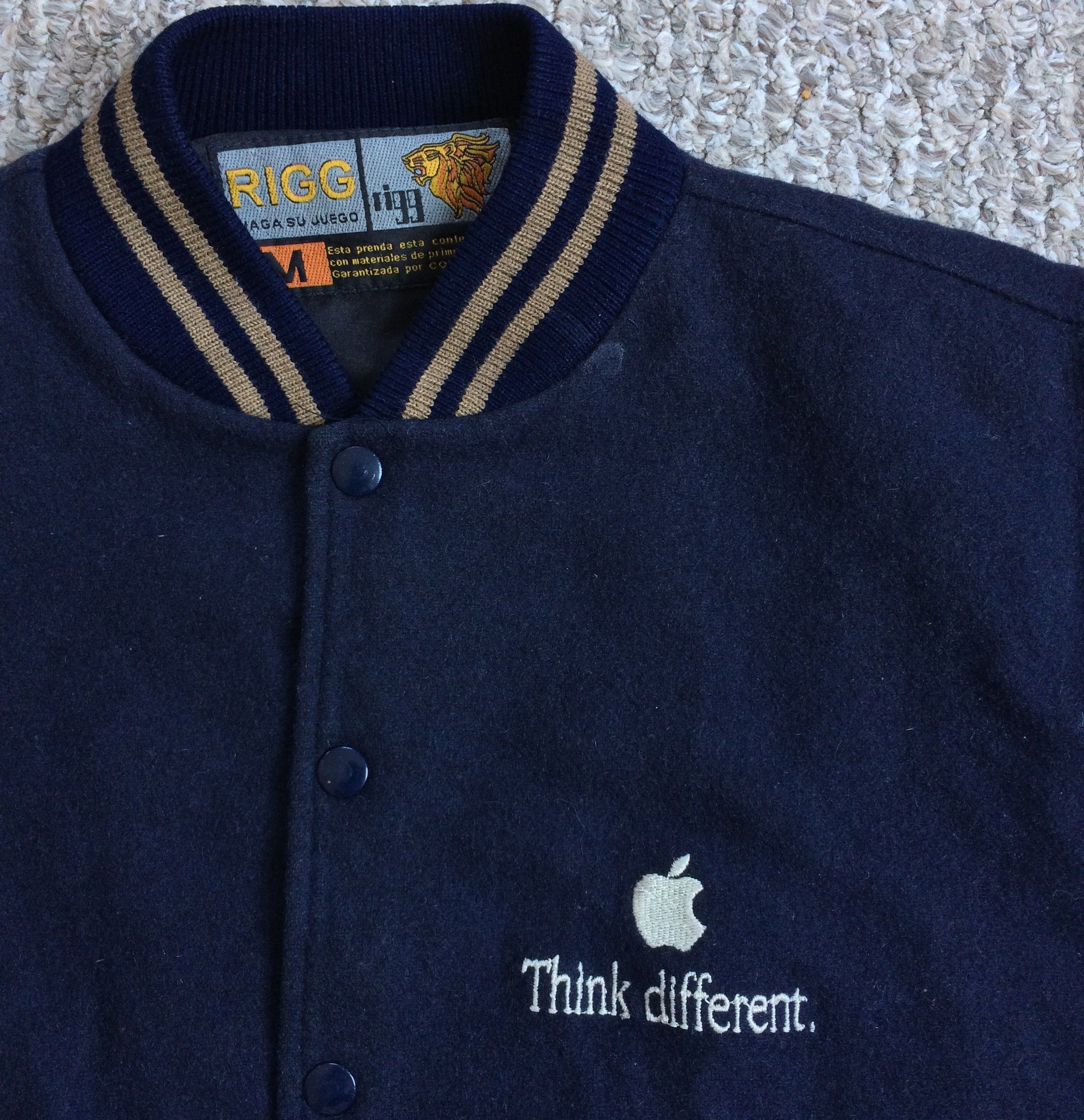 Apple Vintage 90s Apple Varsity VIP Jacket Size US M / EU 48-50 / 2 - 2 Thumbnail