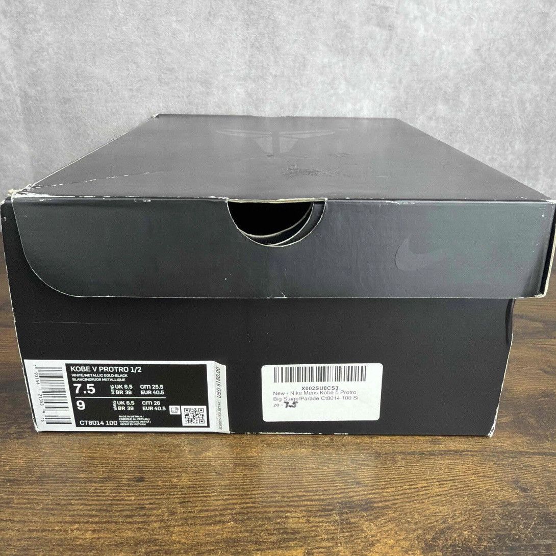 Nike Nike Zoom Kobe 5 Protro Big Stage Parade CT8014-100 Gold OG Size US 7.5 / EU 40-41 - 9 Thumbnail