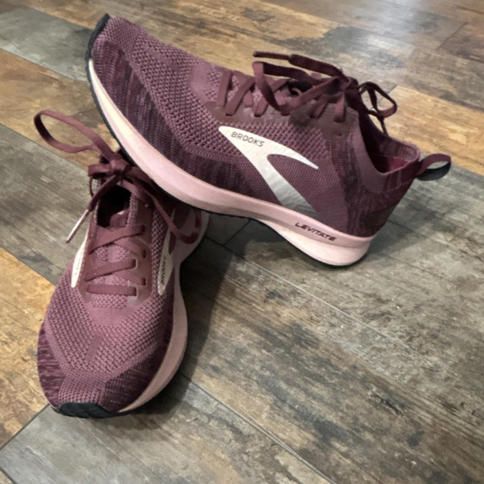 Brooks Brooks Levitate Nocturne Purple Pink Running 120335-1B-671 Size US 8 / IT 38 - 4 Thumbnail