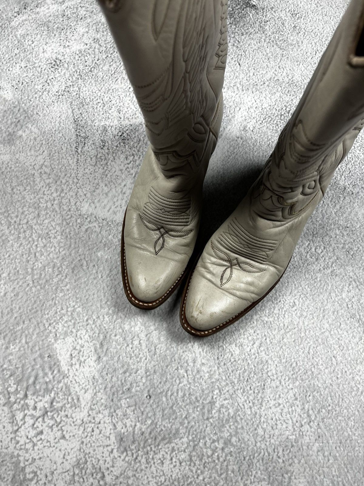 Vintage Leather cowboy boots paul warmer Size US 6 / IT 36 - 6 Thumbnail