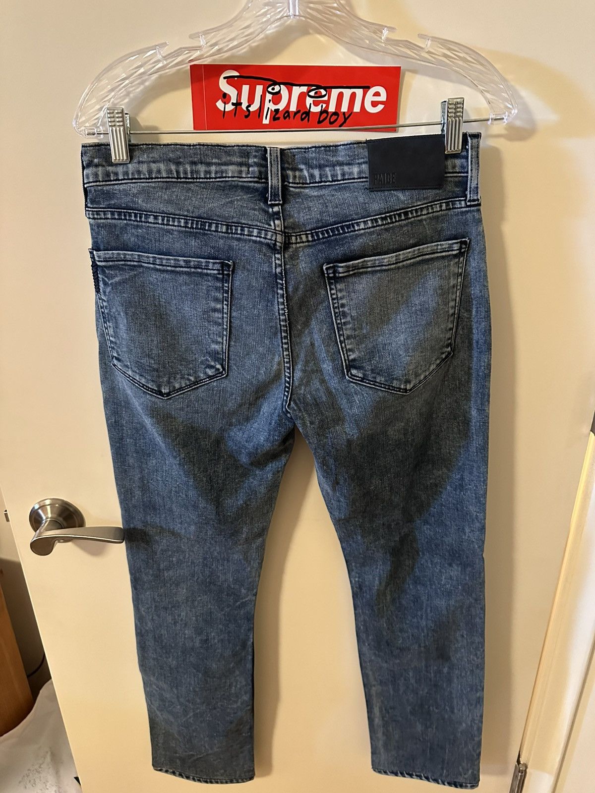 Paige Paige Lennox Jeans Blue Acid Wash Size US 29 - 2 Thumbnail