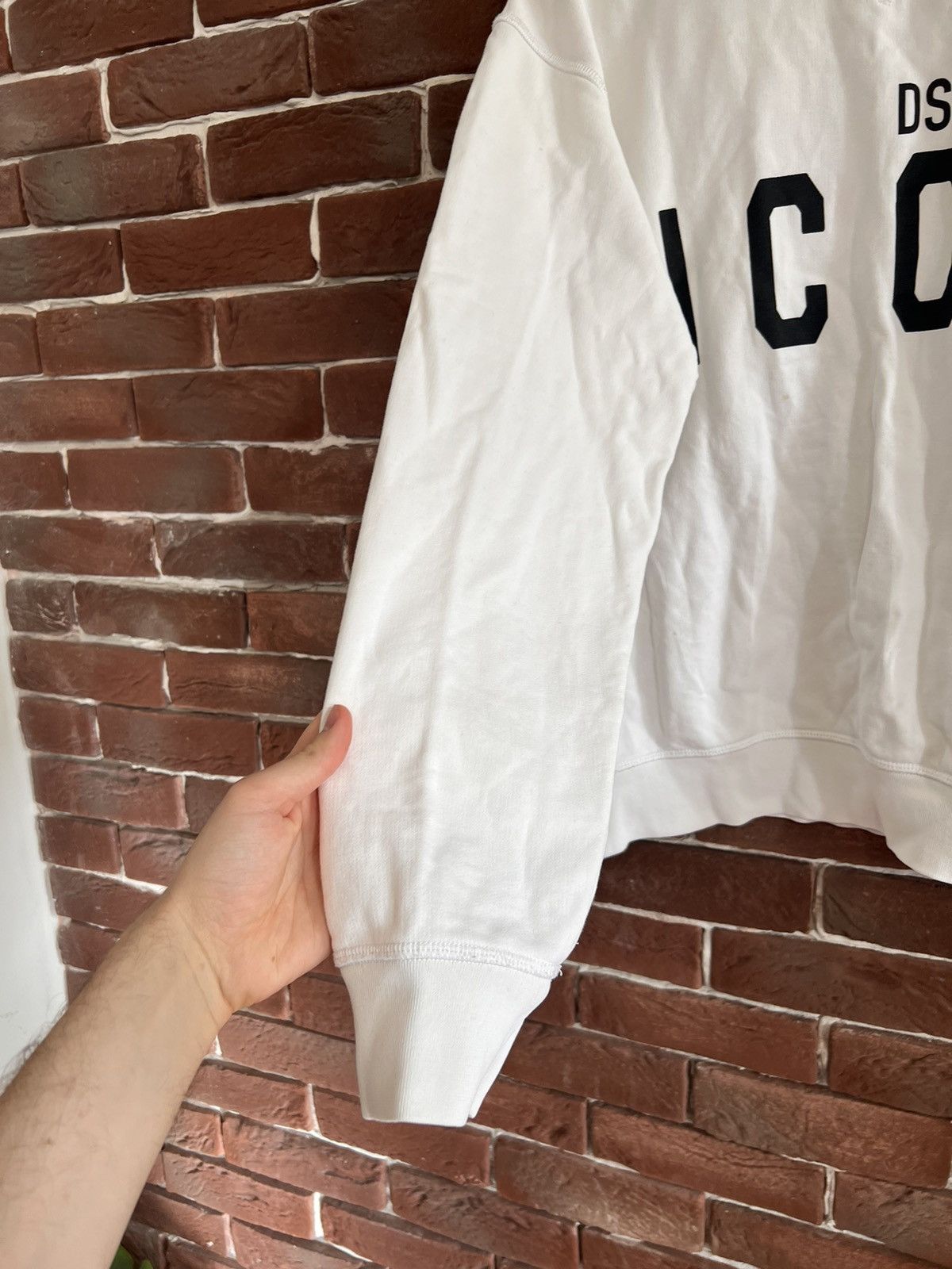 Dsquared2 Disquared2 Icon Logo Crewneck L Designer Hype White Size US L / EU 52-54 / 3 - 7 Thumbnail