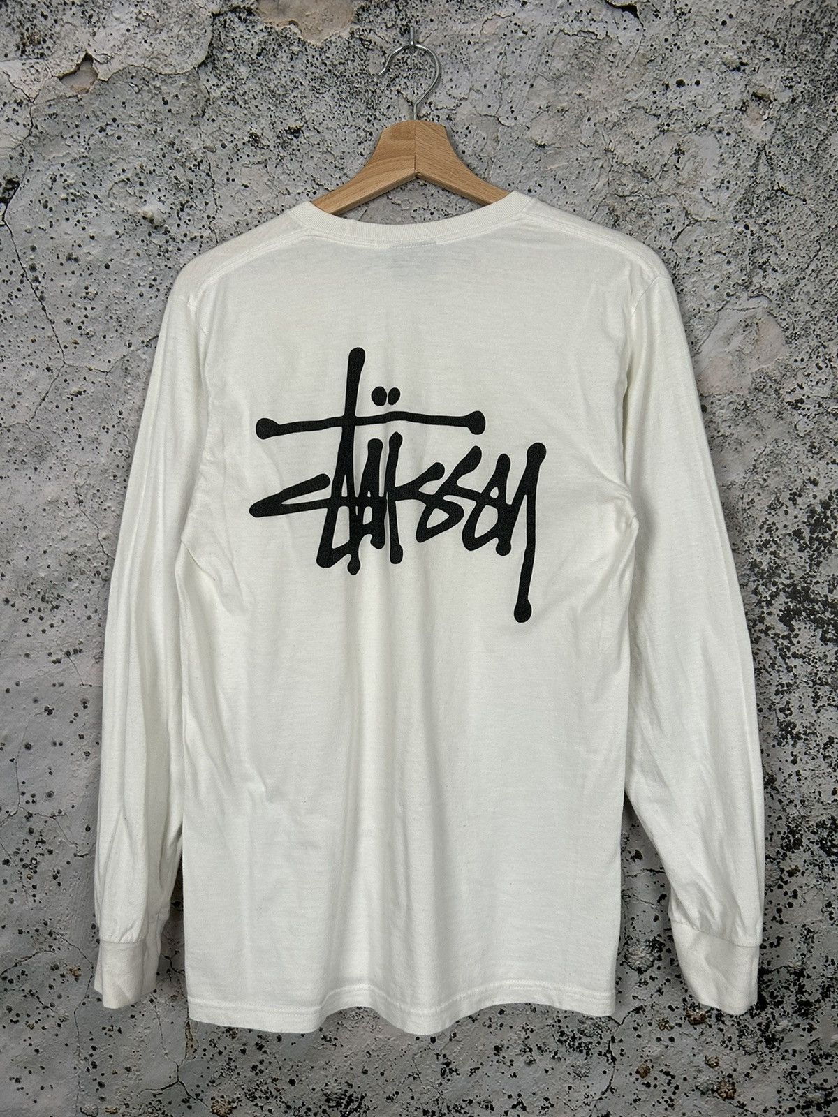 Stussy Stussy Logo Longsleeve Streetwear Drill Rap Hype Size US S / EU 44-46 / 1 - 1 Thumbnail