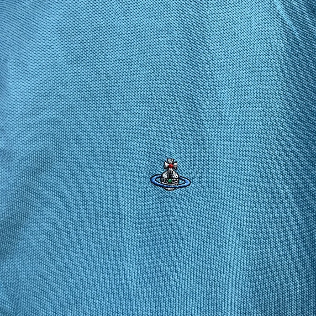 Vivienne Westwood Vivienne Westwood Polo T-Shirt Small Orb Logo Blue Size XL Size US XL / EU 56 / 4 - 5 Thumbnail