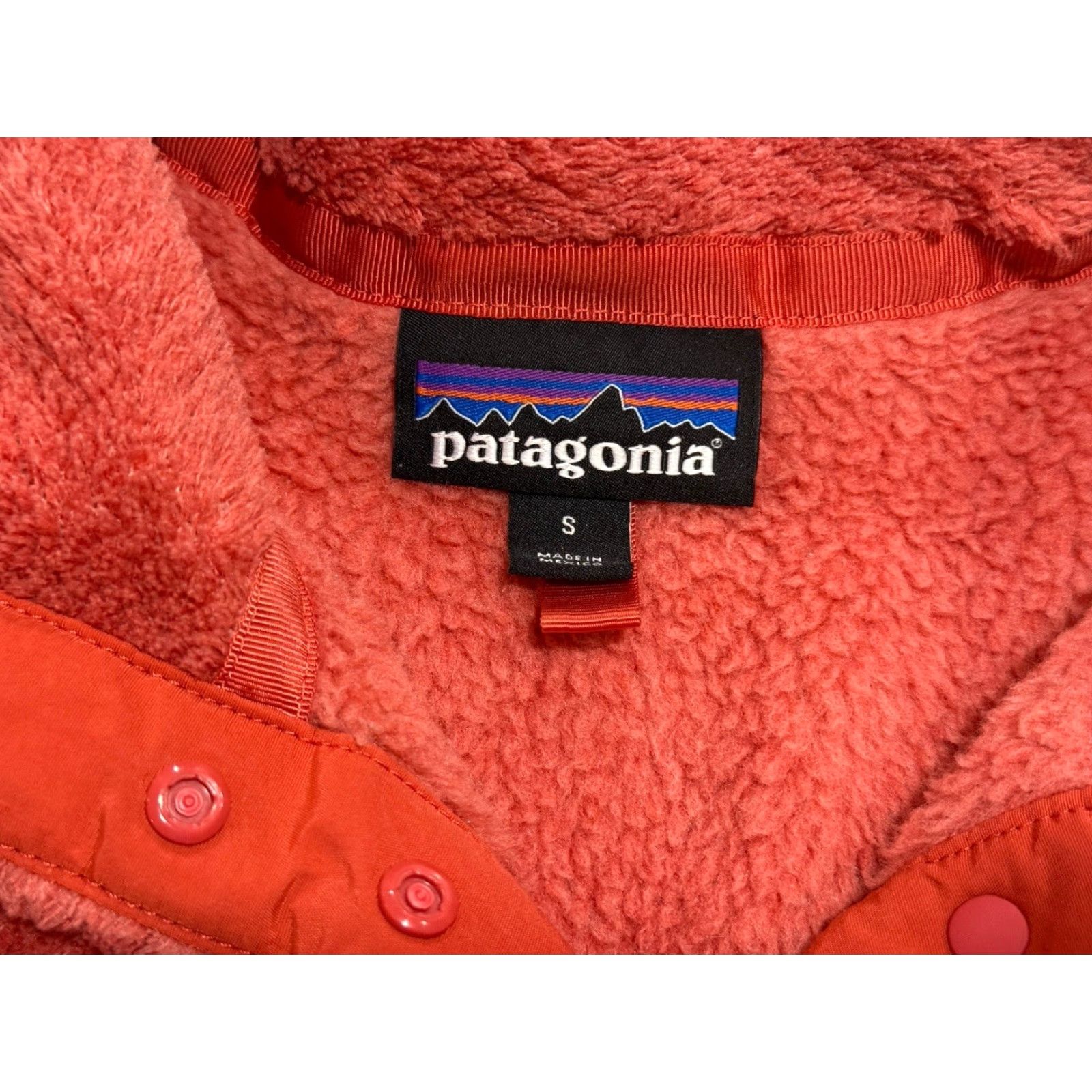 Patagonia Patagonia Women's Re-Tool Snap-T Polartec Fleece Pullover Jacket Orange Small Regular Women Size S / US 4 / IT 40 - 4 Thumbnail