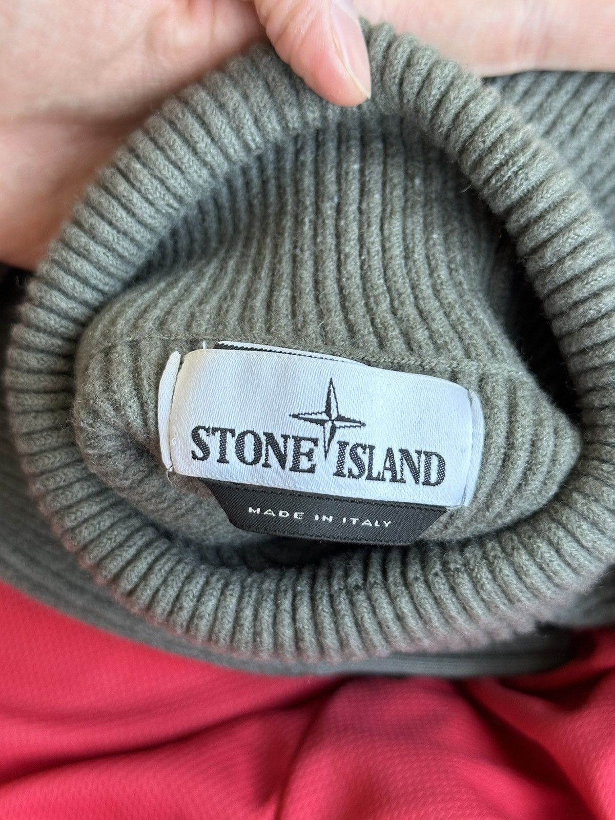Stone Island Stone Island Green Wool Sweater True Size XS Fit Shrunk Size US XS / EU 42 / 0 - 9 Thumbnail