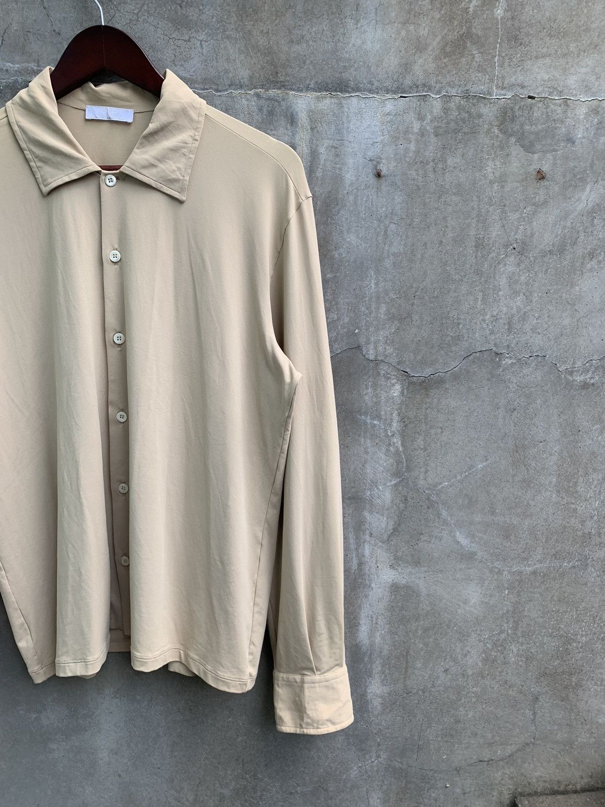 Prada 2014 Beige Button Up Shirt Size US L / EU 52-54 / 3 - 3 Thumbnail