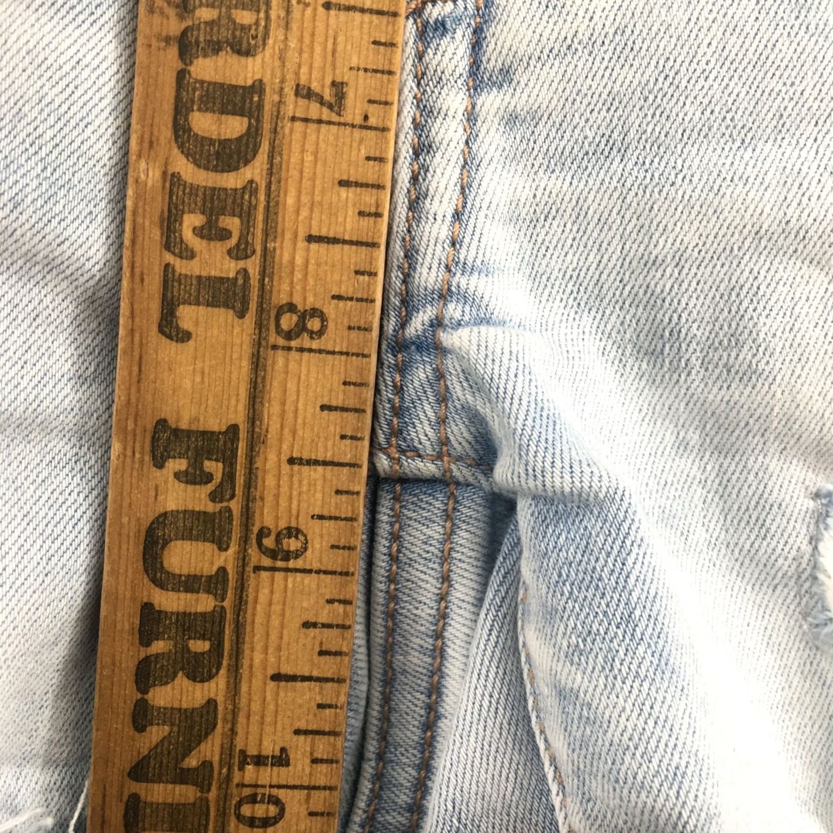 American Eagle Outfitters American Eagle Outfitters Hot Pants Shorts Womens 00 Blue Distressed Stretch Denim Casual Activewear 90s? Size 24" / US 00 / IT 34 - 6 Thumbnail