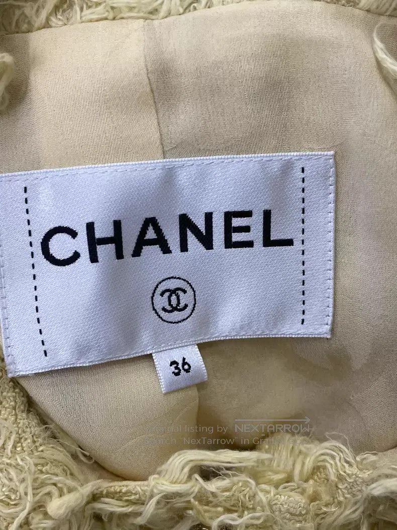 Chanel Chanel Chick yellow tassel tie jacket Size XS / US 0-2 / IT 36-38 - 4 Thumbnail