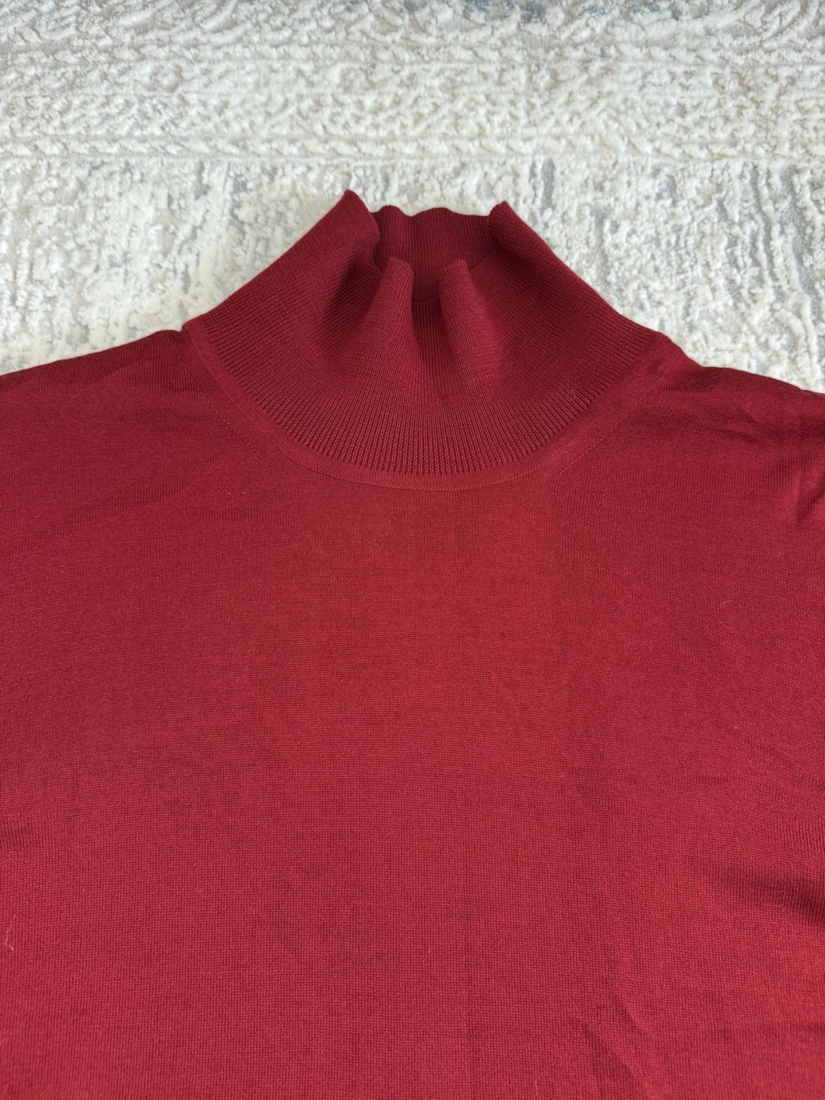 Maison Margiela Burgundy turtleneck Size US M / EU 48-50 / 2 - 3 Thumbnail