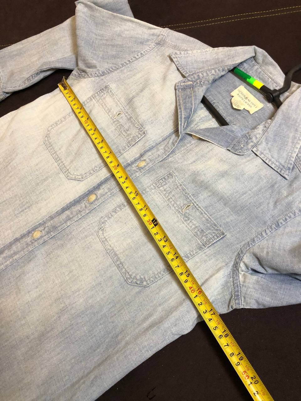 Denim & Supply Ralph Lauren Denim Supply Ralph Lauren Shirt Bandana Back Chambray Size US XS / EU 42 / 0 - 8 Thumbnail