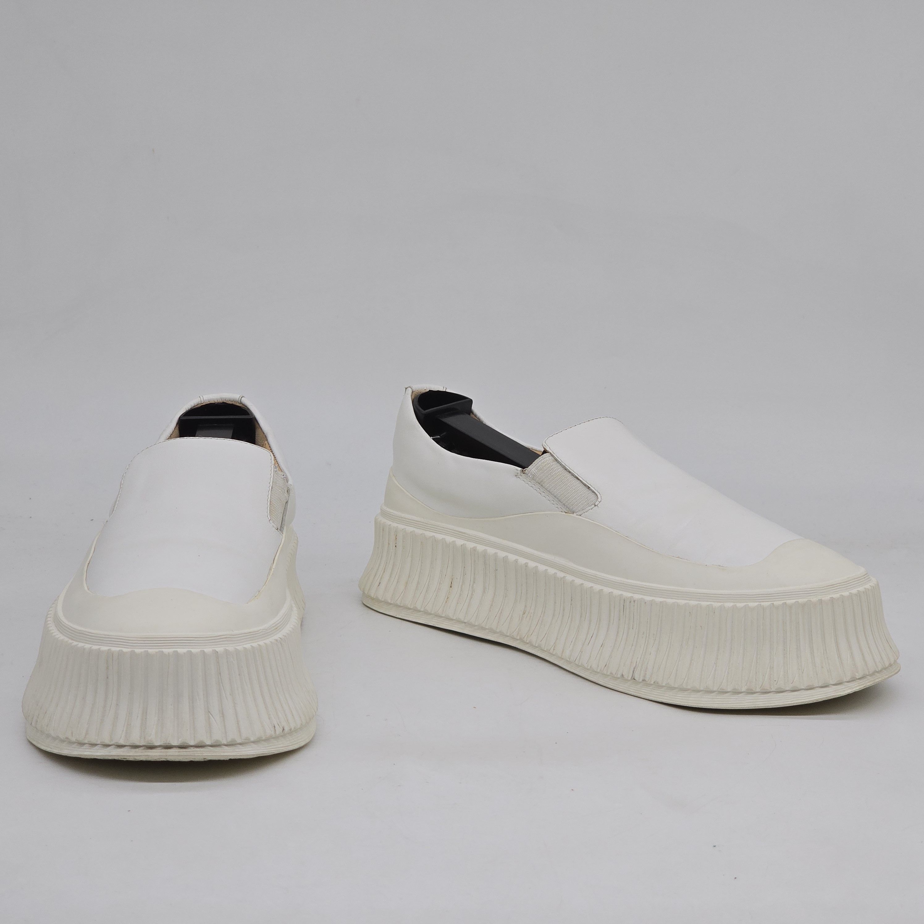 Jil Sander Jil Sander - Vulcanized Platform Sneakers - White Size US 6 / IT 36 - 10 Thumbnail