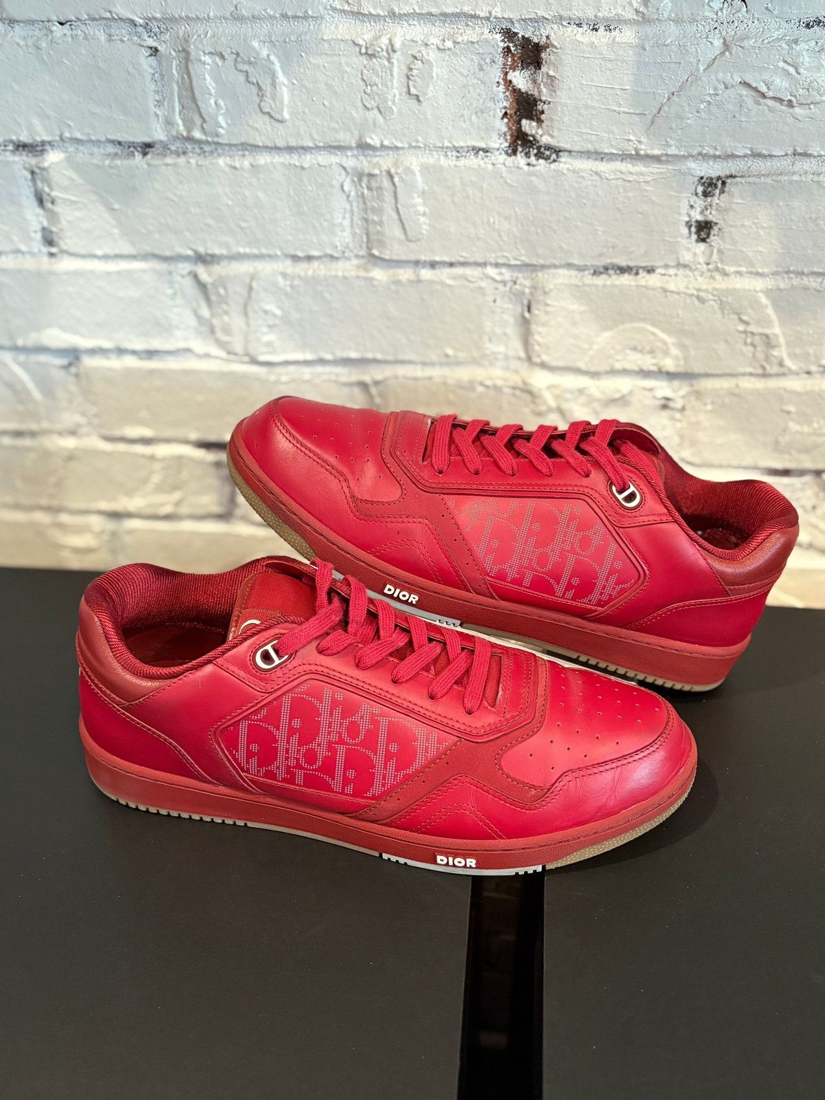 Dior Dior Red Monogram Sneaker Clean NB Size 46 Size US 13 / EU 46 - 1 Thumbnail